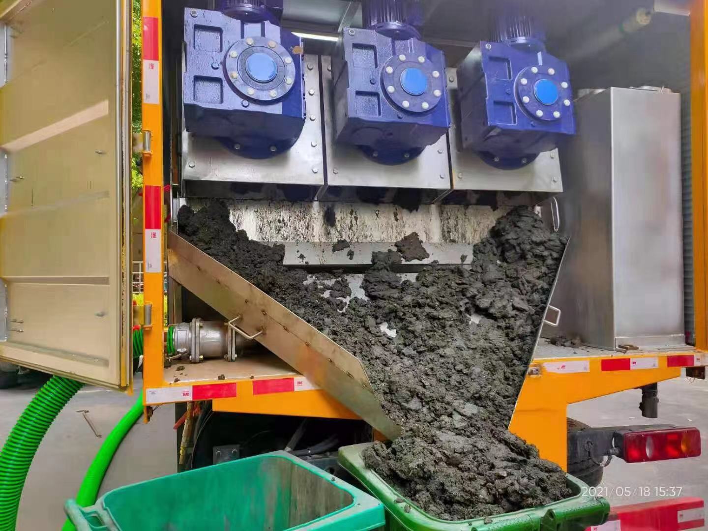 明溪化粪池清掏城市维护站-泥浆净化干湿分离处理